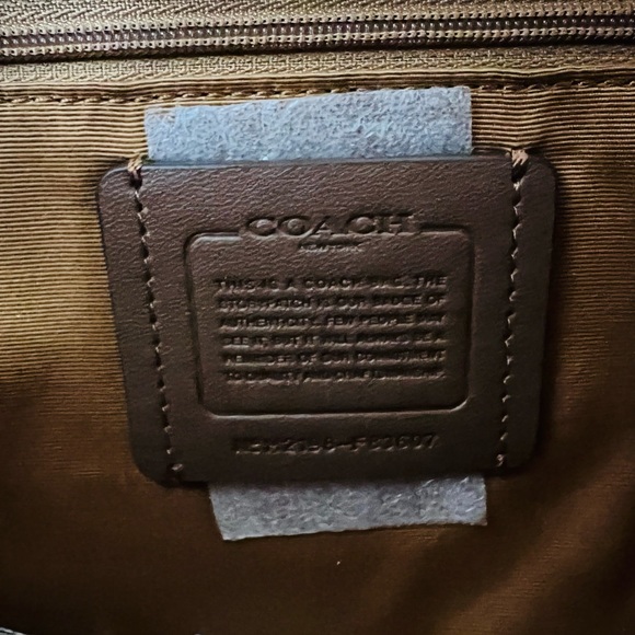 COACH Signature Rowan Satchel - Picture 8 of 11